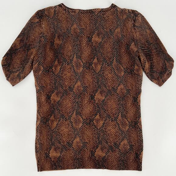 WHBM brown snake print sweater - Picture 2 of 9
